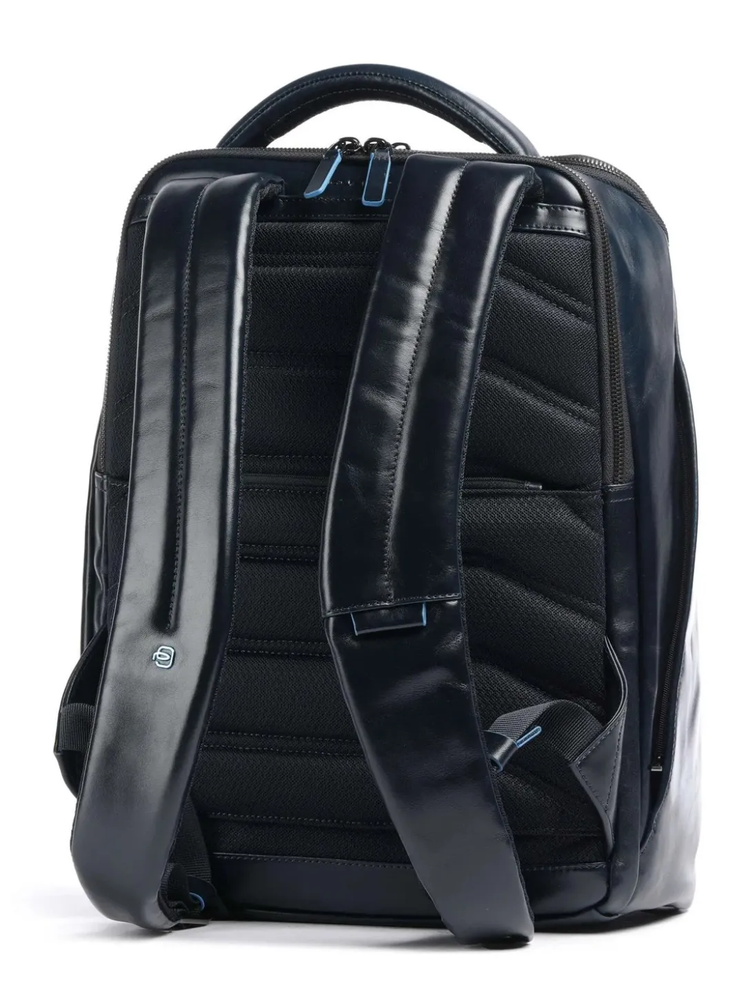 BLUE SQUARE Zaino in pelle, porta pc 14"