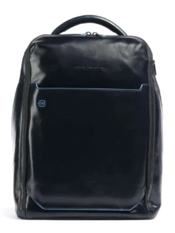 BLUE SQUARE Zaino in pelle, porta pc 14