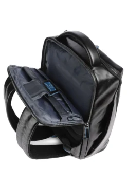 BLUE SQUARE Zaino in pelle, porta pc 14"