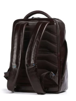 BLUE SQUARE Zaino in pelle porta pc 15.6