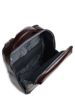 BLUE SQUARE Zaino in pelle porta pc 15.6