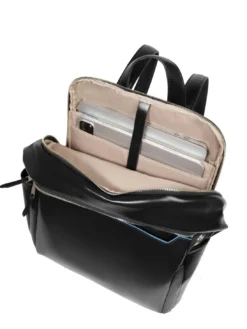 BLUE SQUARE Zaino porta PC 14", in pelle
