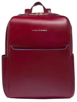 BLUE SQUARE Zaino porta PC 14", in pelle