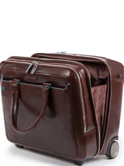 BLU SQUARE Trolley pilota in pelle