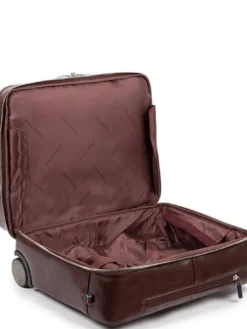 BLU SQUARE Trolley pilota in pelle