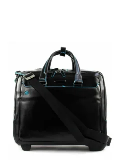 BLU SQUARE Trolley pilota in pelle