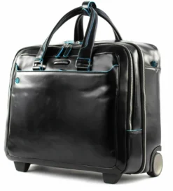 BLU SQUARE Trolley pilota in pelle