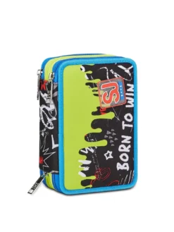 BORN TO FUN BOY Astuccio completo di kit scuola