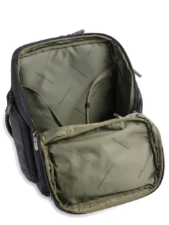 BRIEF 2 Zaino borsone in pelle e tessuto