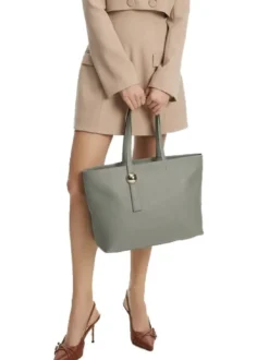 CAMPIONARIO - SFERA Shopping Bag in pelle