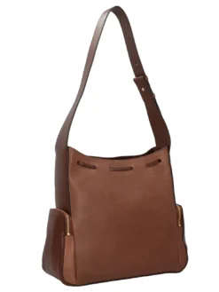 CARLOTTA Borsa hobo in pelle con tasche