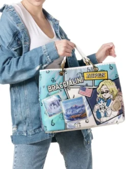 CARTOLINE Borsa a mano con tracolla