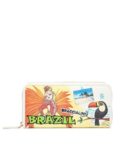 CARTOLINE Brazil Portafoglio zip around