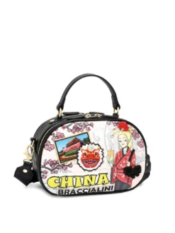 CARTOLINE China Mini Bag a mano, con tracolla