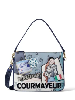 CARTOLINE Courmayeur Borsa a spalla, con tracolla