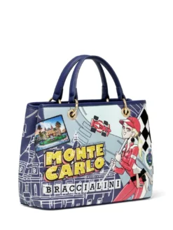 CARTOLINE MONTE CARLO Borsa a mano