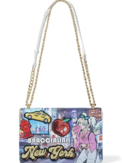 CARTOLINE New York Borsa a spalla
