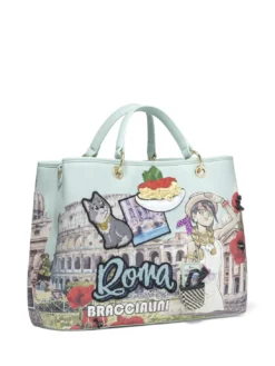 CARTOLINE ROMA Borsa a mano con tracolla