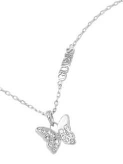 CHRYSALIS Collana, charm con cristalli, motivo farfalla