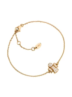 COCCOLE LUXURY Bracciale con agioletto e cristalli