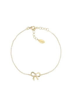 COCCOLE LUXURY Bracciale in argento con fiocco