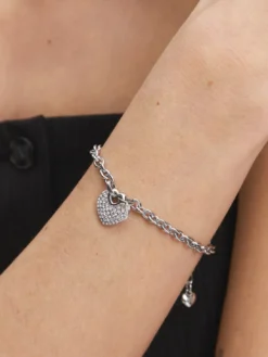 CRAZY IN LOVE Bracciale, charm a forma di cuore