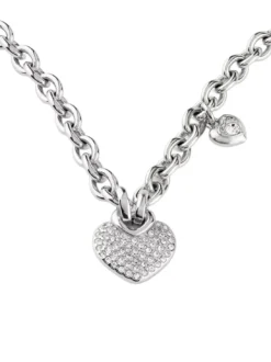 CRAZY IN LOVE Collana, charm tema cuore
