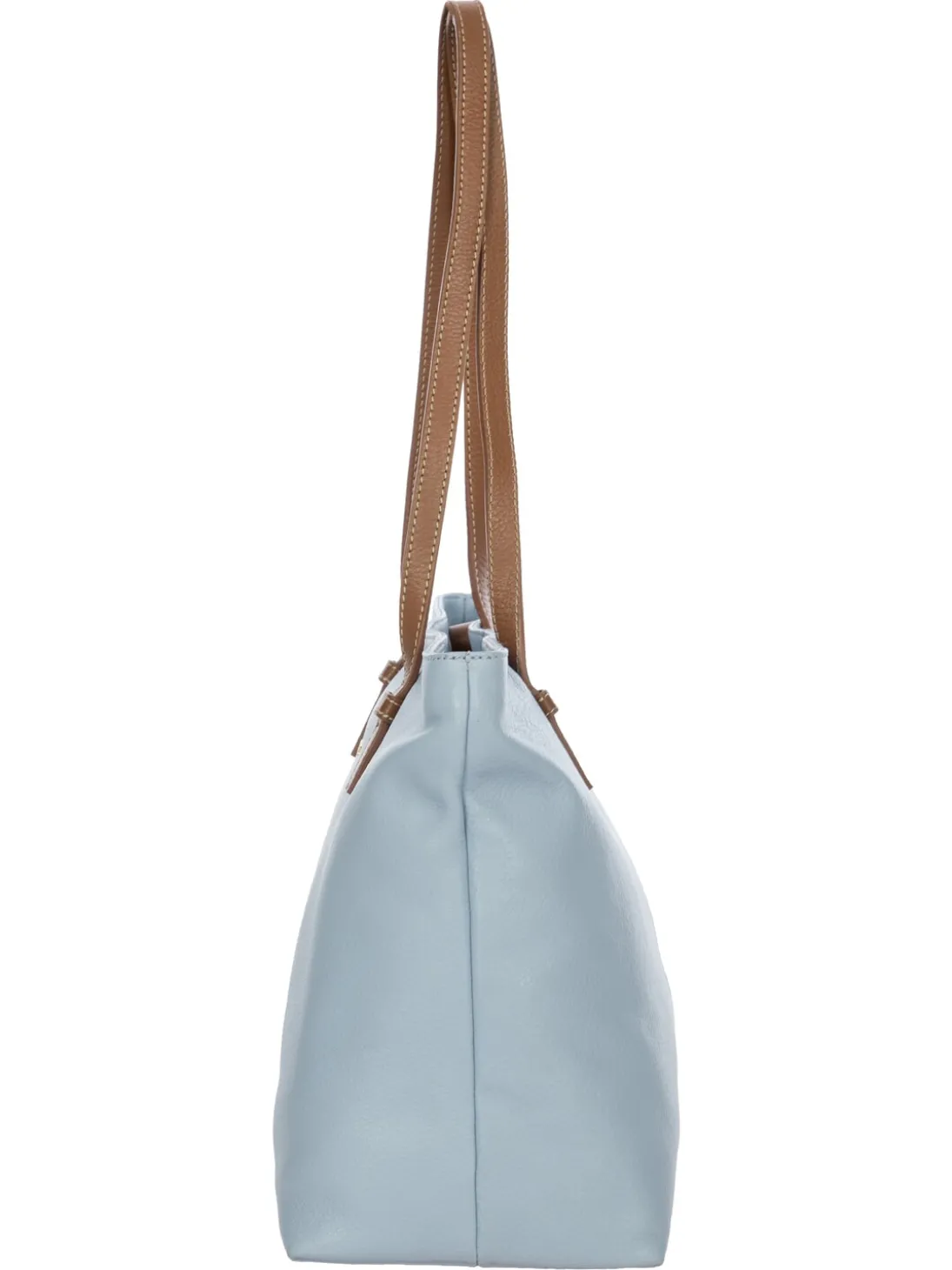 CREMONA S Borsa shopping in pelle, a spalla