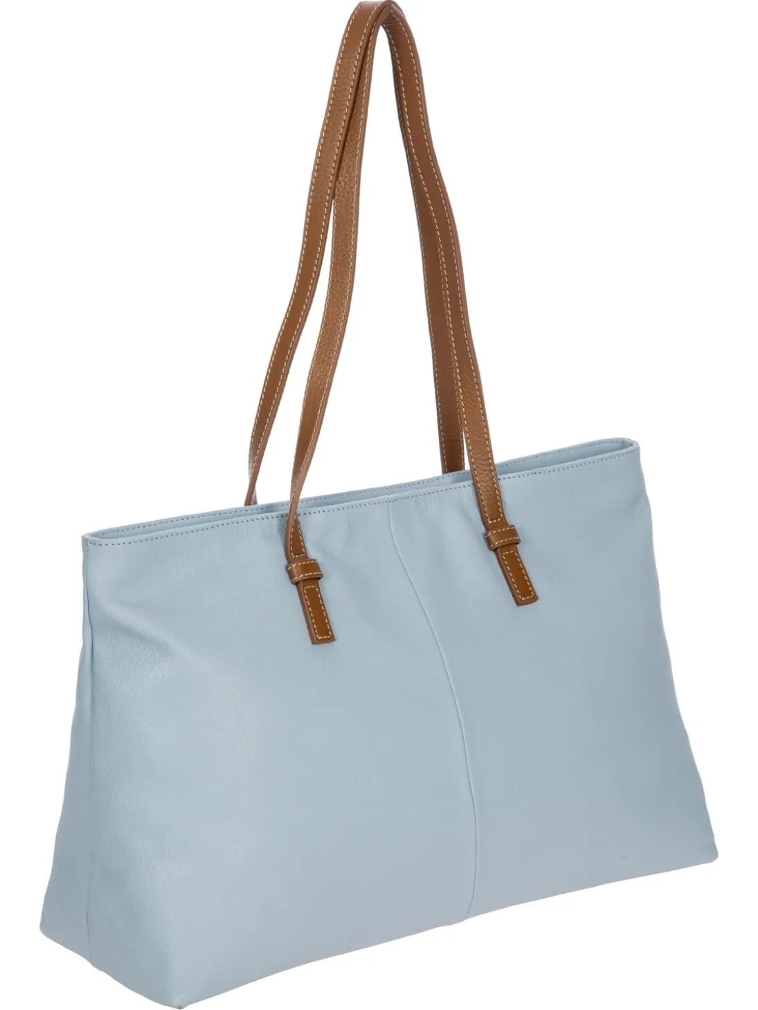 CREMONA S Borsa shopping in pelle, a spalla