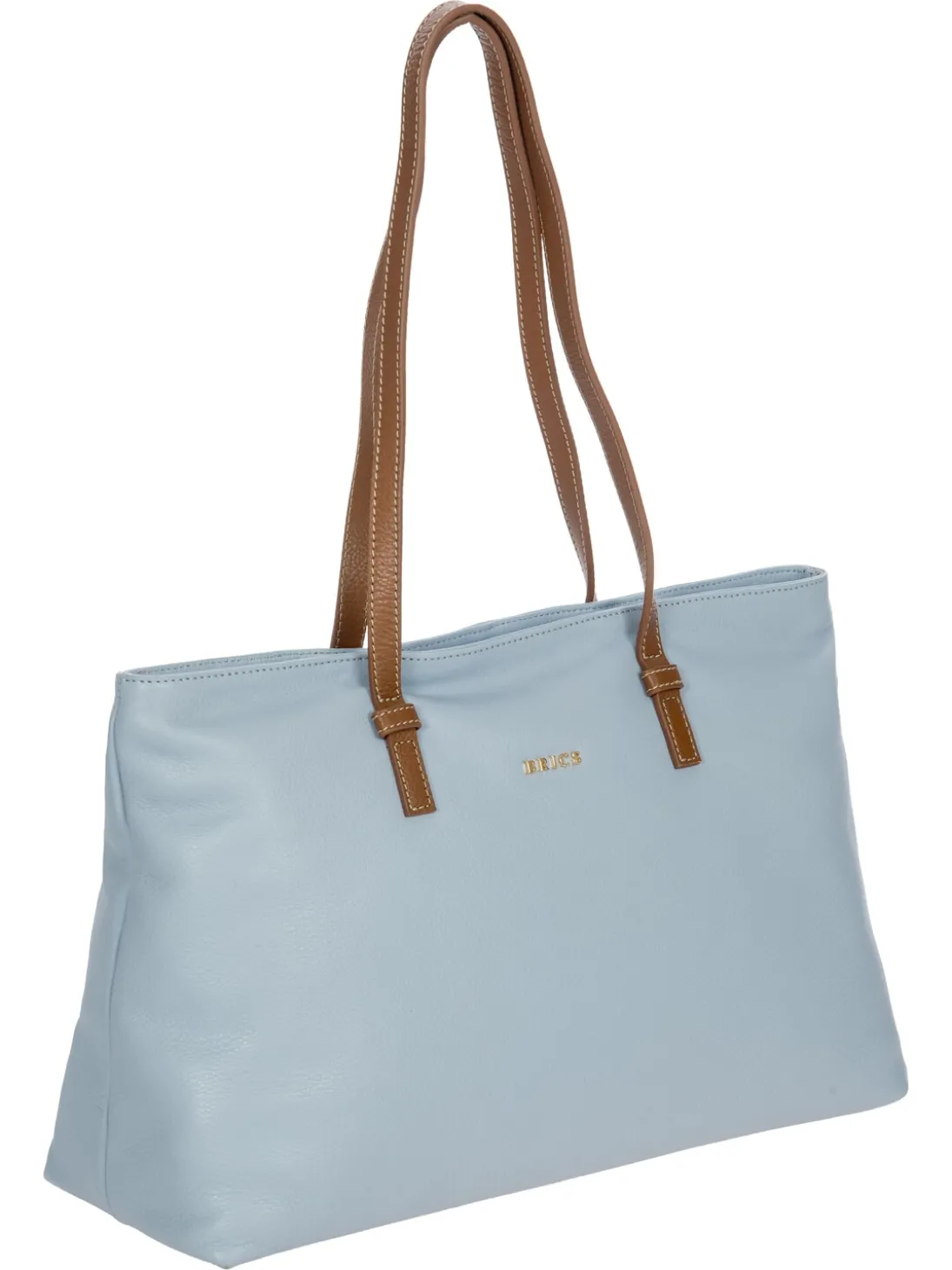 CREMONA S Borsa shopping in pelle, a spalla