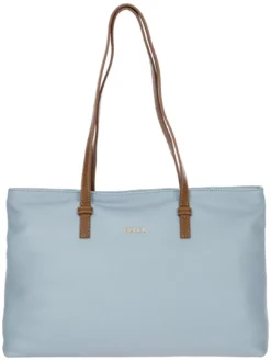 CREMONA S Borsa shopping in pelle, a spalla