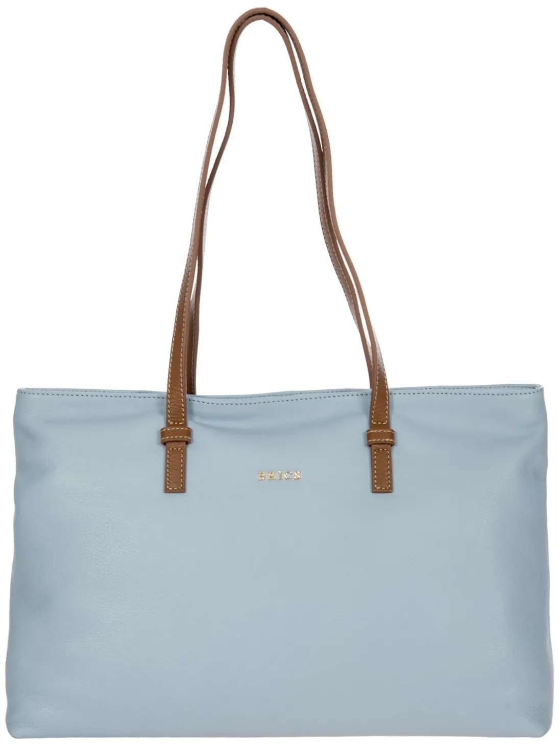 CREMONA S Borsa shopping in pelle, a spalla