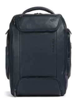 CRONUS Zaino in pelle, porta pc 14"