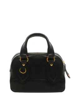 DAPHNE Borsa mini bauletto in pelle con tracolla