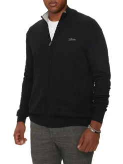 DARREL Cardigan a collo alto full zip