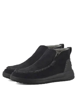 DENNY Scarpa a stivaletto in pelle suede