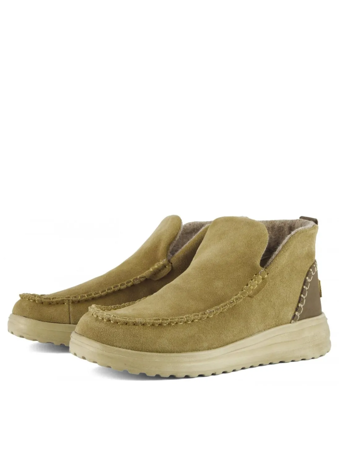 DENNY Scarpa a stivaletto in pelle suede