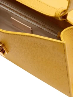 DEW Borsa media a spalla in pelle martellata