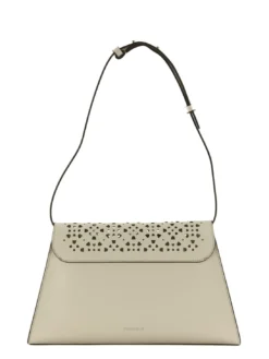 DEW COW PERFORED Borsa a spalla in pelle