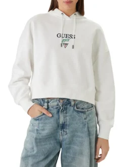 DROP BAKER CROP Felpa con cappuccio