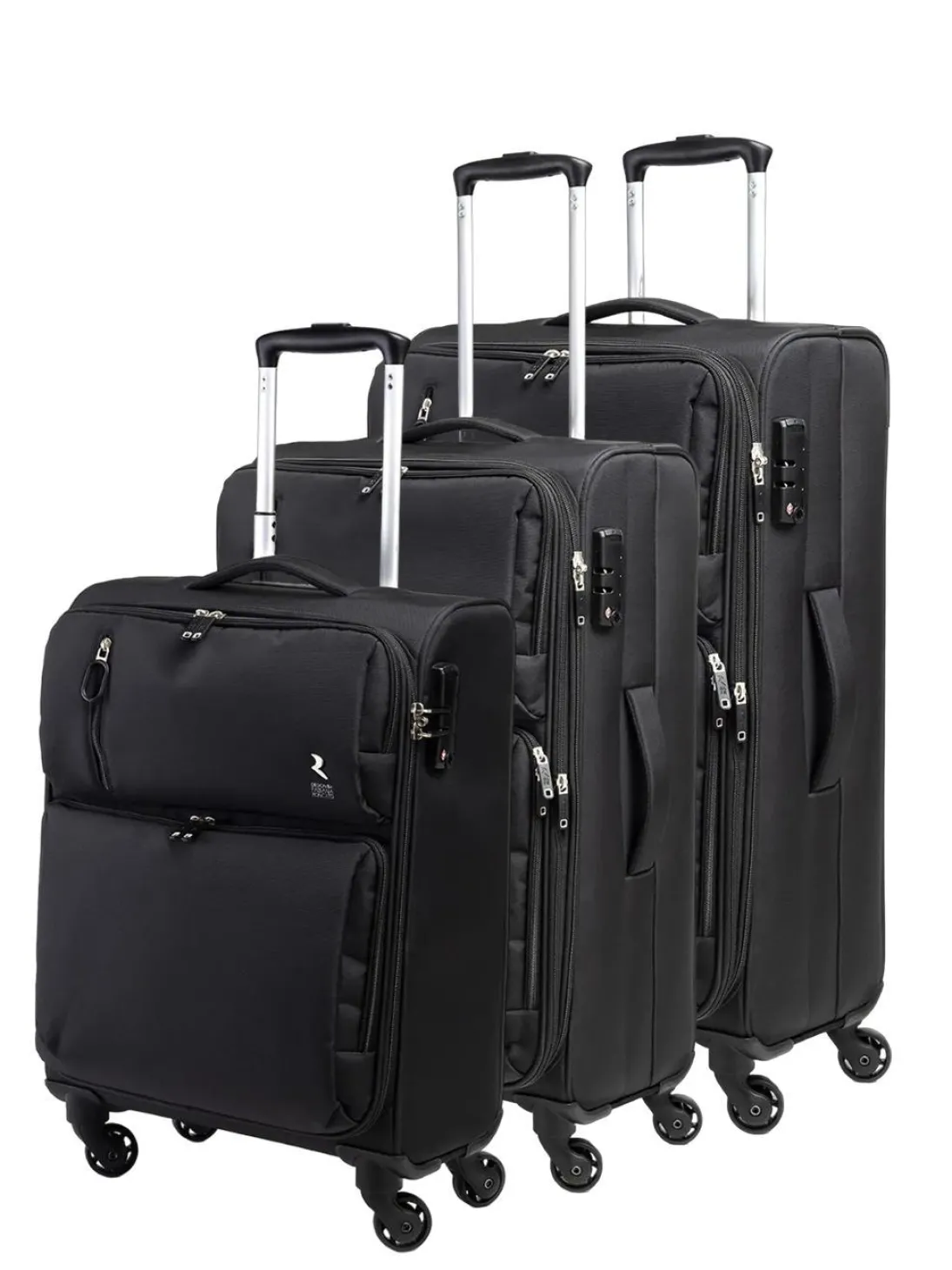 ECO-MOOD Set 3 trolley: cabin + medio e grande espandibili