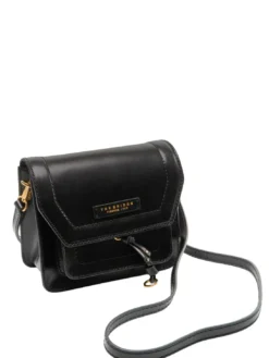 ELBA Borsa in pelle con flap a tracolla