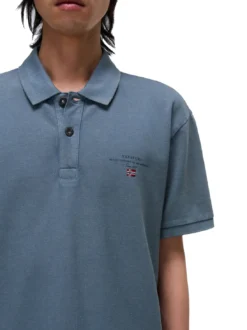 ELBAS JERSEY Polo cotone micrologo