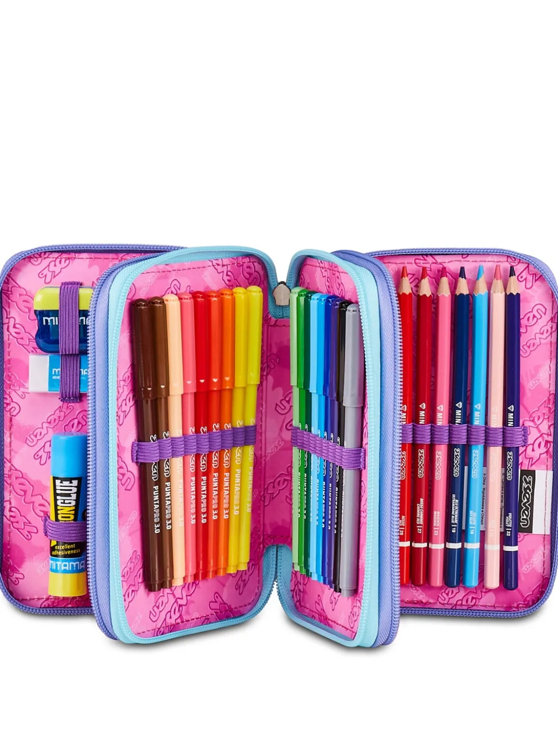 ELECTRICVIBE GIRL Astuccio con Kit Scolastico