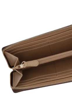 EMBOSSED Portafoglio grande zip around