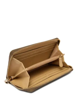 EMBOSSED Portafoglio grande zip around