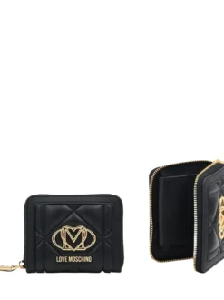 EMBOSSED QUILTED Portafoglio medio, ziparound