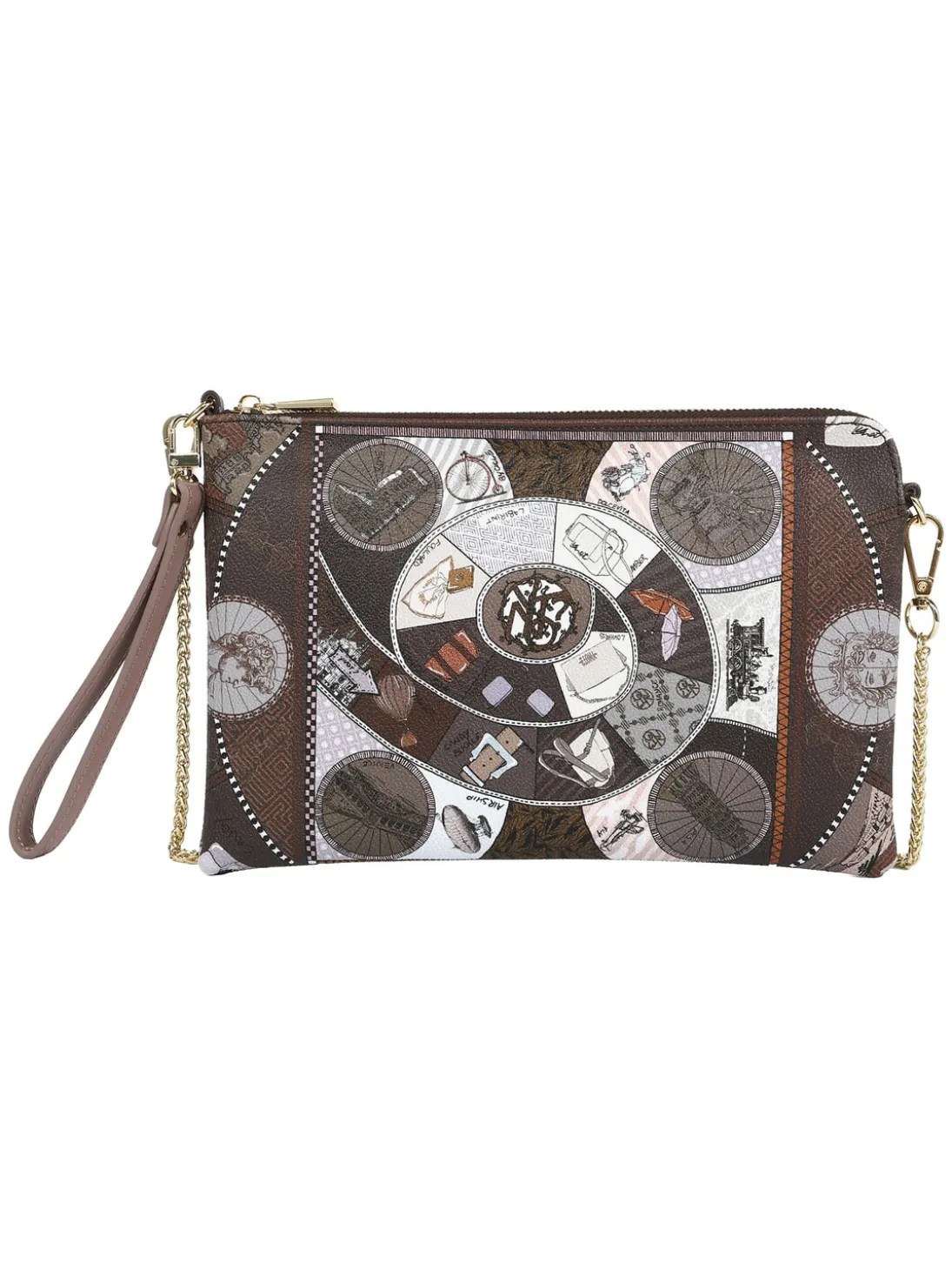 FASHIONOPOLY Pochette con polsierina a tracollina
