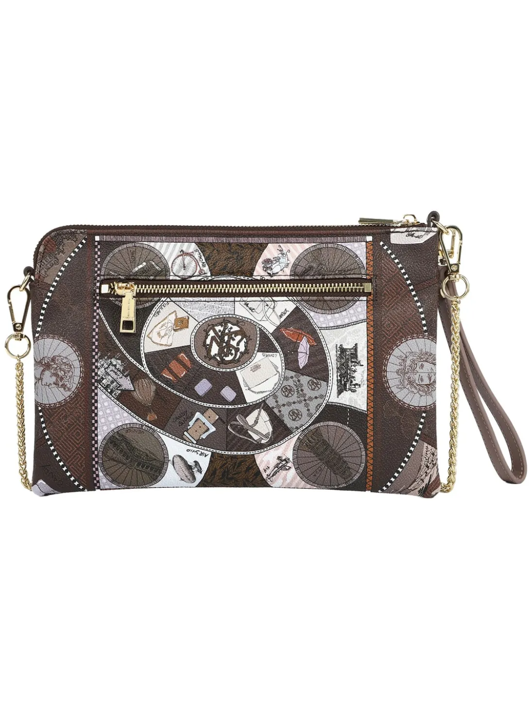 FASHIONOPOLY Pochette con polsierina a tracollina