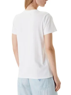 FLOWER BLING T-shirt con stampa e applicazione